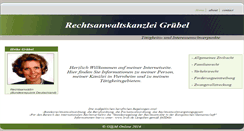 Desktop Screenshot of advo-gruebel.de